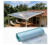 Impact Resistant Polycarbonate Roofing Sheets - Rainproof PC Canopy Cover for Agriculture, Gardening & Farm Use (0.6x10m/1.97x32.8ft)