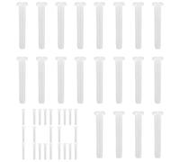 Impact-resistant protection for badminton strings, hundred badminton protective tubes, transparent white eyelets, nylon protective tube for repairs