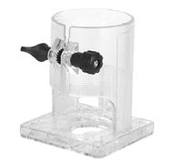 Impact Resistant Trimmer Guard, Clear Housing Reduces Chip Noise, Transparent Cover, Wood Router Base Trimmer For Increased Efficiency