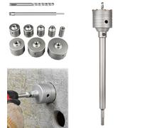 Impact-Resistant Wall Puncher,Drill for Masonry，60mm：Round Handle
