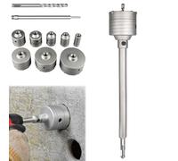 Impact-Resistant Wall Puncher,Drill for Masonry，65mm：Square Handle