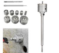 Impact-Resistant Wall Puncher,Drill for Masonry，70mm：Round Handle