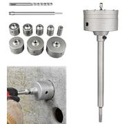 Impact-Resistant Wall Puncher,Drill for Masonry，85mm：Round Handle
