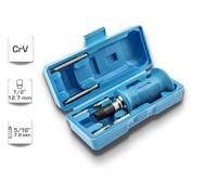 Högert Technik - Impact Screwdriver/Screw Release Set with Bits / 1/2 Inch/Bit Holder/Right and Left/Hammer Actuation / HT1S077