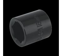 Sealey 3/8" Drive Hexagon Impact Socket Metric 3/8" 18mm