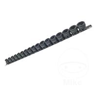 Impact Socket Kit Short 1/2 17 Piece Hex 8-24mm