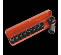 Sealey Impact Socket Set Ak56/11M – 10pc 1/2 Sq Drive – Metric