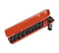 Impact Socket Set 12pc 3/8"Sq Drive Metric/Imperial - Sealey AK682 New