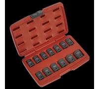 Sealey Impact Socket Set13 Piece 1/2" Square Drive Total Drive
