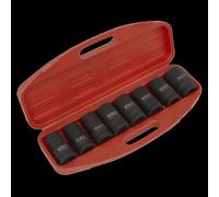 Sealey AK888M 8 Piece Impact Socket Set 1" Drive Deep