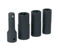 Impact Wheel Nut/Removal Flip Sockets 1/2"Sq Drive - Sealey SX271 New