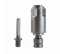Impact Wrench Converter High Carbon Steel 2 Pits 2 Grooves Round Shank Adapter Tool for Electric Hammer Drill Professional Use Home Repair Shops