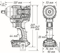 Impact wrench HAZET 9512-95