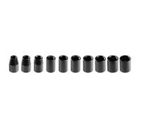 Impact wrench inserts 1/2"", 10-24 mm, set of 10 pieces.