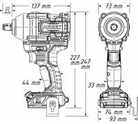 Impact Wrench (rechargeable battery) HAZET 9512-950