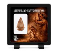 IMPACTO COLECCIONABLES | Authentic Native American Arrowhead | Original Tribal Stone Artifact | Indigenous Hunting Tool | Historical Archaeological Collectible with Certificate