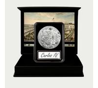 IMPACTO COLECCIONABLES | Authentic Spanish 8 Reales Coin | Asian Chopmarks & Trade Routes | Certified Historical Collectible in Protective Case