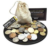 IMPACTO COLECCIONABLES | Authentic World Coin Collection from 5 Continents and Three Centuries (19th, 20th & 21st) | Includes Certificate of Authenticity - The for Collectors.