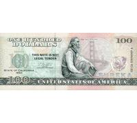 IMPACTO COLECCIONABLES | California Souvenir Dollar Note - Novelty Collectible Banknote with UV Details (Not Legal Tender), Part of The 50 U.S. States Commemorative Collection