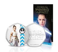 IMPACTO COLECCIONABLES Disney coin collection - Star Wars Rise of Skywalker Light Side Official 50p Shaped Coin Collection