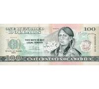 IMPACTO COLECCIONABLES | Idaho Souvenir Dollar Note - Novelty Collectible Banknote with UV Details (Not Legal Tender), Part of The 50 U.S. States Commemorative Collection