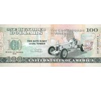 IMPACTO COLECCIONABLES | Indiana Souvenir Dollar Note - Novelty Collectible Banknote with UV Details (Not Legal Tender), Part of The 50 U.S. States Commemorative Collection