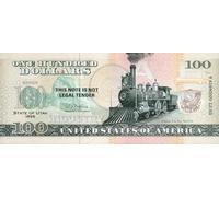 IMPACTO COLECCIONABLES | Utah Souvenir Dollar Note - Novelty Collectible Banknote with UV Details (Not Legal Tender), Part of The 50 U.S. States Commemorative Collection