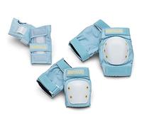 Impala Adult Protective Pack Skates (Sky Blue/Yellow, L)