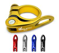 IMPALA Pro Bicycle Quick Release Seatpost Clamp - 31.8 mm, Gold 7075CNC