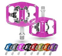 IMPALAPRO Bike Pedals Dual Function, Compatible with Shimano SPD Pedals