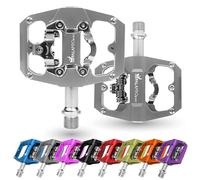 IMPALAPRO Bike Pedals Dual Function, Compatible with Shimano SPD Pedals