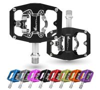 IMPALAPRO Bike Pedals Dual Function, Compatible with Shimano SPD Pedals