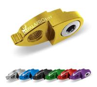 IMPALAPRO BIKE Rear Derailleur Hanger Extender - Shimano Derailleur Hanger - Carrera Gear Hanger - Rear Derailleur Extender - Bike Derailleur Hanger - High Durability and Compatibility (Gold)
