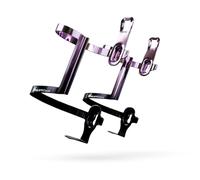 IMPALAPRO Side Load Bottle Cage for Road Bikes & MTB Right Aluminum 34g | Side Entry Water Bottle Cage Right-Hand, 10 Gradient Electroplated Colors, Fits Ø72-76mm Standard Bottles