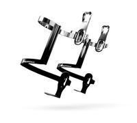 IMPALAPRO Side Load Bottle Cage for Road Bikes & MTB Right Aluminum 34g | Side Entry Water Bottle Cage Right-Hand, 10 Gradient Electroplated Colors, Fits Ø72-76mm Standard Bottles