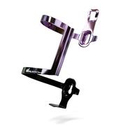 IMPALAPRO Side Load Bottle Cage for Road Bikes & MTB Right Aluminum 34g | Side Entry Water Bottle Cage Right-Hand, 10 Gradient Electroplated Colors, Fits Ø72-76mm Standard Bottles