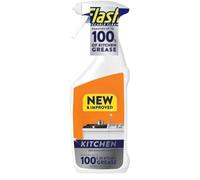 Flash Kitchen Impeccable Clean Degreasing Effect Kitchen Grease Remover, Citrus Scent 500ml x 1, Hob Sink Worktops Oven with Welari Thank You Card | (1pack)