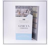 Impera Italia Colour Chart with 18 Hand Applied Paint Swatches Made Using Genuine Paint. Includes Application Guidance - GIMCYN CHROMA Paint Colour Chart