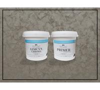 Impera Italia Gimcyn Chroma - Textured, Intense Metallic Wall Paint Bundle. Includes Paint And Primer - Covers 5Sqm - In Colour Smoky Quartz