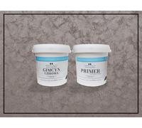 Impera Italia Gimcyn Chroma - Textured, Intense Metallic Wall Paint Bundle. Includes Paint And Primer - Covers 5Sqm - In Colour Ruby