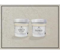 Impera Italia Gimcyn Luxury - Textured, Metallic Effect, Iridescent Wall Paint Bundle. Includes 1kg of Paint and 0.5L of Primer - Covers 5SQM - In Colour TIGER'S EYE.