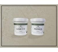 Impera Italia Gimcyn - Textured, Metallic Effect, Bespoke Decorative Wall Paint Bundle. Includes 1kg of Paint and 0.5L of Primer - Covers 5SQM - In Colour CLOUDY QUARTZ.