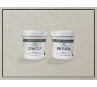 Impera Italia Gimcyn - Textured, Metallic Effect, Bespoke Decorative Wall Paint Bundle. Includes 1kg of Paint and 0.5L of Primer - Covers 5SQM - In Colour CHALCEDONY.