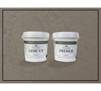 Impera Italia Gimcyn - Textured, Metallic Effect, Bespoke Decorative Wall Paint Bundle. Includes 1kg of Paint and 0.5L of Primer - Covers 5SQM - In Colour JASPER.