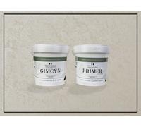 Impera Italia Gimcyn - Textured, Metallic Wall Paint Bundle. Includes Paint And Primer - Covers 5Sqm - In Colour Chalcedony.