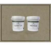 Impera Italia Gimcyn - Textured, Metallic Wall Paint Bundle. Includes Paint And Primer - Covers 5Sqm - In Colour Agate.