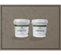 Impera Italia Gimcyn - Textured, Metallic Wall Paint Bundle. Includes Paint And Primer - Covers 5Sqm - In Colour Jasper.