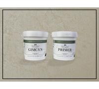 Impera Italia Gimcyn - Textured, Metallic Wall Paint Bundle. Includes Paint And Primer - Covers 5Sqm - In Colour Cloudy Quartz.