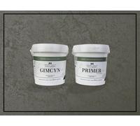 Impera Italia Gimcyn - Textured, Metallic Wall Paint Bundle. Includes Paint And Primer - Covers 5Sqm - In Colour Green Hematite.
