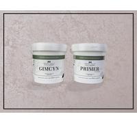 Impera Italia Gimcyn - Textured, Metallic Wall Paint Bundle. Includes Paint And Primer - Covers 5Sqm - In Colour Pinkopal.